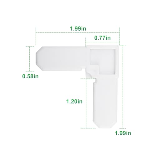 MP7729 Screen Frame Corner 5/16 in. x 3/4 in.- Replacement Parts 10PK