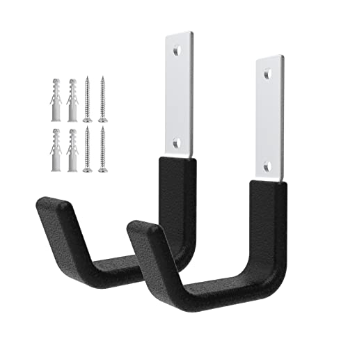 Heavy Duty Garage Utility Hooks, Wall Mount Ladder Hangers, 2S - size: 2 Small