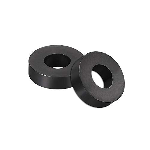 uxcell Nylon Round Spacer Washer 3.2mm ID 7mm OD 2mm Height for M3 Screws Black 100Pcs - size: 3.2mmx7mmx2mm