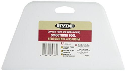 Hyde 45807 8" White Wallcovering Smoothing Tool (1 Pack)
