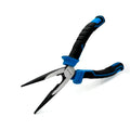 Needle Nose Pliers, mshandto 8" Long Nose Pliers for Wire Bending, High Carbon Steel Needle Nose Plier, Serrated Jaw Pliers for Jewelry Making, Electronics Repair, Object Grasping, Craft Making - size: 8"-1Pack-TPR