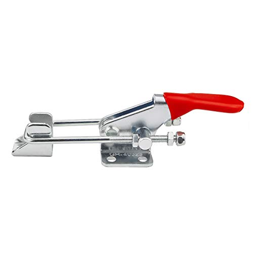 GH-40323 Latch Type Toggle Clamps Set Hand Tool Quick Release Tool, 163kg/360lbs Metal Horizontal Holding Capacity, Pack of 6 - style: 40323, 6PK