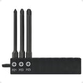 Impact Rated Screwdriver Bit Set, 3" Extended Long Magnetic Power Bits, Premium S2 Steel, Shock-Absorbing Design, 1/4" Hex Shank for Power Drill & Impact Driver (3 Inch Pozidriv) - size: 3 Inch Pozidriv