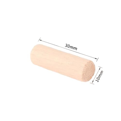 150Pcs Wooden Dowel Pins Kit 3/8x1-3/16 Inch Small Fluted Wood Dowels Pegs Hardwood Pin for Furniture Woodworking Crafts, Furniture, Door, DIY - size: 10mm x 30mm - 150PCS