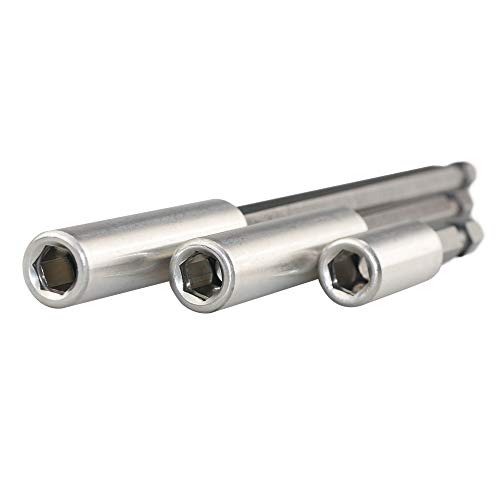 K405 Magnetic Bit Holder with Retaining Ring, 2, 4, 6-inch Extensions, 3-Piece - style: Extension