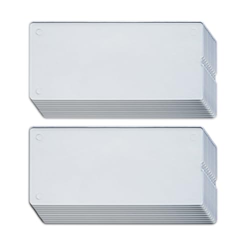 Blue Ginkgo 20-Drawer Cabinet Dividers, 20-Pack - color: Clear, size: 20 Drawer