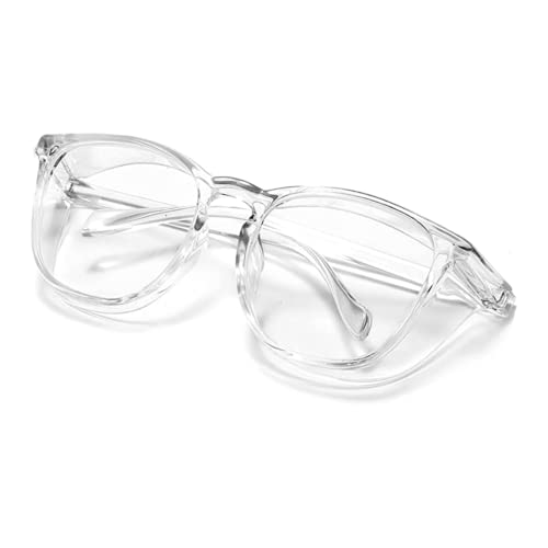 SQIMZAR Safety Glasses Goggles For Women Nurses Protective Eyewear,Anti Fog Safety Goggles - color: Clear