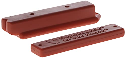 Master Magnetics Magnetic Stud Finder with Shield - Drywall Screw and Nail Detector Tool - Made with Strong Neodymium Magnets - 4.25" L - Red - 2-Pack - size: 1 Count (Pack of 2)