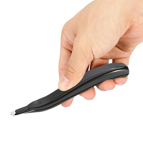 Staple Remover Professional Magnetic Staple Remover Puller Staples Remover Staple Removal Tool for School Office Home (Black) - color: Black