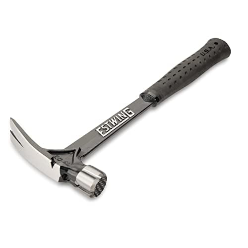 ESTWING Ultra Series Hammer, 19oz Milled Face, Black Grip, EB-19SM - size: 19 oz, style: Milled Face
