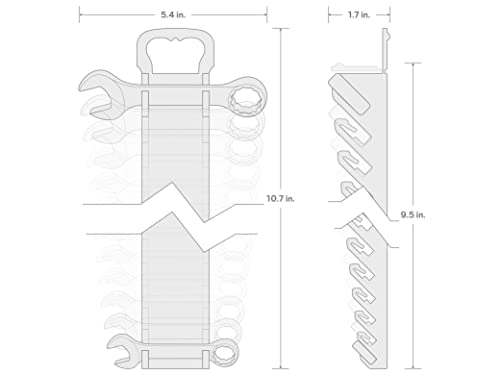 TEKTON Stubby Combination Wrench Set, 12-Piece | WRN01170 - size: 12-Piece (8-19 mm), style: Holder