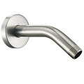 Shower Arm with Flange, 6 Inches Wall Mount Replacement Shower Head Arm For Fixed Shower Head and Handheld Showerhead, Brushed Nickel - color: Brushed Nickel, style: 6 Inch
