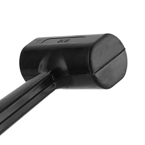 5 Pieces Deadblow Hammer Set, 0.5LB, 1LB, 1.5Lbs, 2LB, 3Lbs Rubber Mallet, Rubber Hammer with Checkered Grip, Spark and Rebound Resistant Hammers