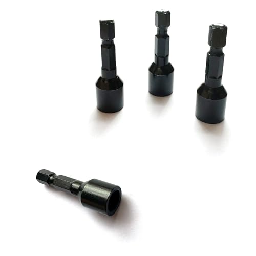 1/4"-20 5/16"-18 3/8"-16 3Pcs Hanger Bolt Driver Double Headed Wood Screws Fully All Threaded Rod Threaded Insert Hexagon Head Drill Driver Bits - size: Driver 1/4"+5/16"+3/8"