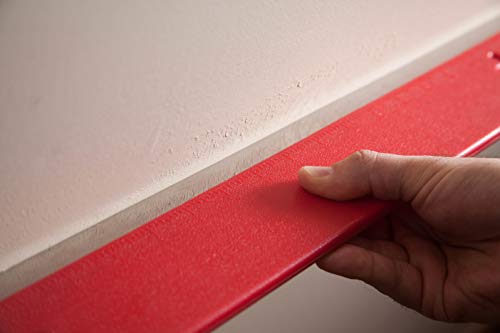 Red Devil 4047 Multi-Purpose Painter's Trim Guard, 24-Inch, Extra-Long Stainless Steel Edge, Ideal for Use as Paint Shield for Trim, Wallcovering Smoothing, Glass Cutting, and Scoring