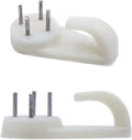 Concrete Wall Hooks，25pcs Invisible Nail Hangers, No Damage Picture Hanger ， Powerful Concrete Hard Drywall Picture Hooks Non-Trace Hanging for Picture Photo Frame Clock Hangers (M) - size: Medium