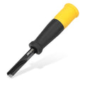 HURRICANE 8mm Corner Chisel, 90° Square Mortise Chisel for Door Hinges, Strike Plates & Cabinetry, Right Angle Wood Chisel with Metal Strike Cap & Ergonomic Grip - size: 8mm