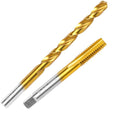 3/8"-16 UNC Tap and 5/16" Drill Bit Set,M2 HSS Threading Drill and Tap Set - size: 3/8"-16 UNC Tap & 5/16" Drill