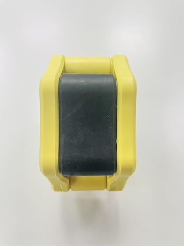 Olympic Barbell Clamps Collars Quick Release Pair Weight Clips for 2 inch Barbell (Yellow w/Black Lever) - color: Yellow W/ Black, size: Olympic 2"