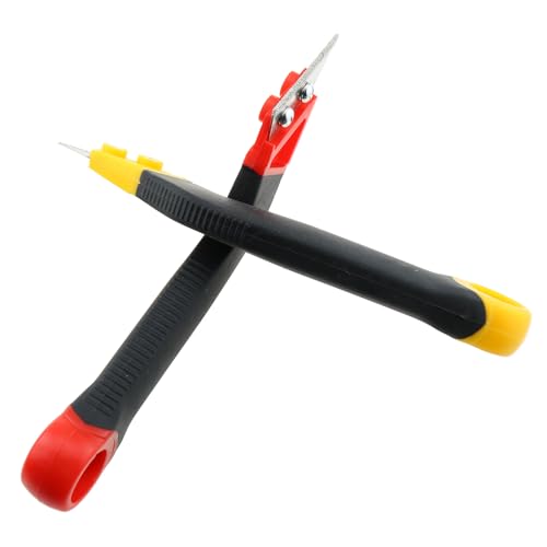 RLECS 2PCS Length 21cm Tile Cleaning Grout Removal Demolition Tool Cleaning Scraper with Replaceable Saw Blades Suitable for Bathroom Kitchen Refurbishments