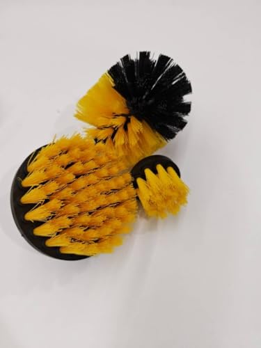 Drill Brush Attachment Set- Power Scrubber for Batrhoo, Kitchen, Tub, Tale e Grout cleaining- 3Pack Cleaning Brushes