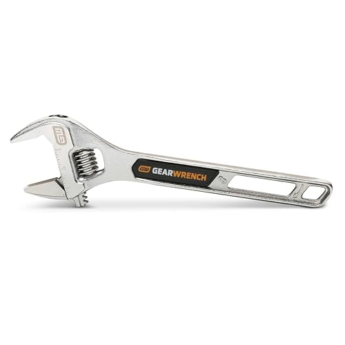GEARWRENCH 8" Chrome Adjustable Wrench | 89752 - style: 8-inch