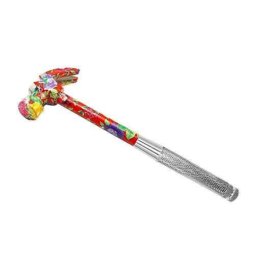 YOUMI 6 in 1 Multifunctional Floral Hammer & Screwdriver Tool for Christmas, Birthday, Valentine's Day Best Gift (Red) - color: Red