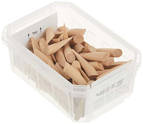 Kreg Micro Solid-Wood Pocket-Hole Plugs - Clean Hole Plug Finish - Essential Woodworking Accessory for Hidden Joints - Paint Grade - P-Micro-PNT - 65 Count