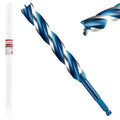 1" x 9" Wood Auger Drill Bit – 3-Flute Long Auger Drill Bit for Wood, High Carbon Steel Hex Shank with Protective Storage Tube - size: 1" x 9"