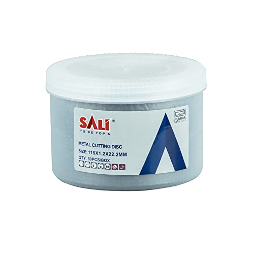 SALI 40 Pack Cut Off Wheels 4.5 Inch General Purpose Metal Depressed Center Cutting Wheel for 4.5" Grinders- Cutting Disc Aggressive Cutting 4.5" x 3/64" x 7/8" Operating Up to RPM 13300 and 80 M/S