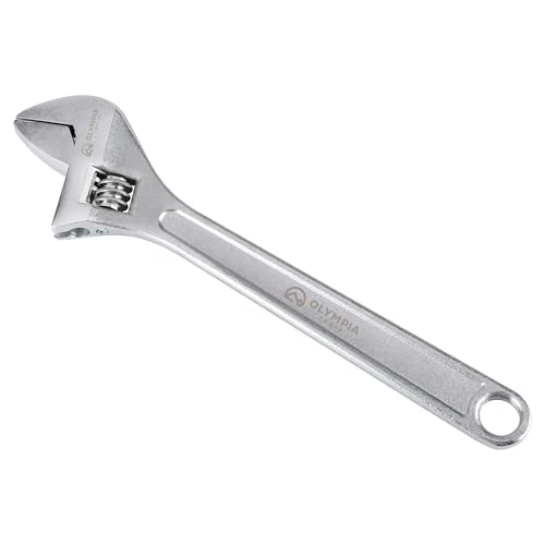 Olympia Tools 01-012 12" Adjustable Wrench - size: 12-Inch