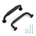 HOME EDIT Matte Black Solid Cabinet Handles & Pulls 3 Inch 10 Pack - color: Matte Black, size: 3 inches Hole Center