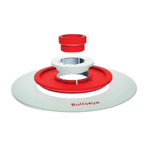 Tile Bullseye Multi Size Drilling Template, 4 Ring Guide Set
