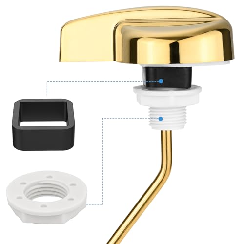 For TOTO Toilet Handle Replacement Parts Kit, Universal THU068#CP Trip Lvr - color: Bright Gold, size: 1 Pack