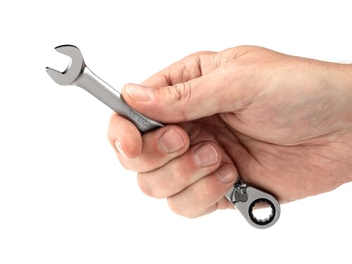 TEKTON 3/8 Inch Reversible Ratcheting Combination Wrench | WRC23310 - size: 3/8-Inch, style: Inch