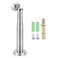 uxcell 6.7" Magnetic Door Stoppers, Wall Floor Mounted Magnetic Door Catch Holder, Stainless Steel Door Stops for Bedroom, Bathroom, Kitchen, Office, Silver - size: 6.7"