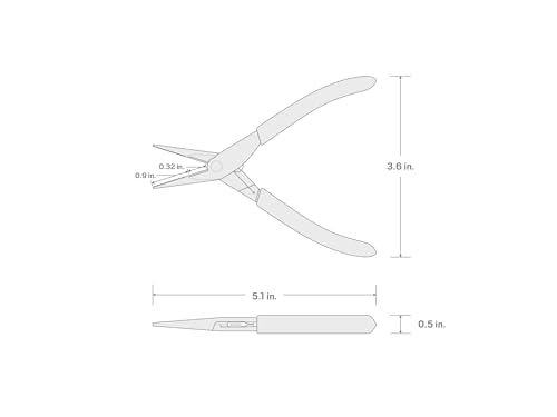 TEKTON Mini Long Nose Pliers | PMN11001 - style: Long Nose Pliers