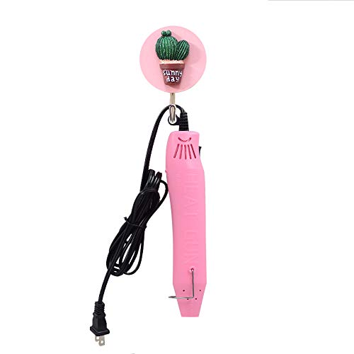 mofa Resin Heat gun,6.6ft Cable 300W Hot Air Gun for Crafting,Acrylic Paint Dryer Multi-Purpose Electric Heating Nozzle (Pink) - color: Pink