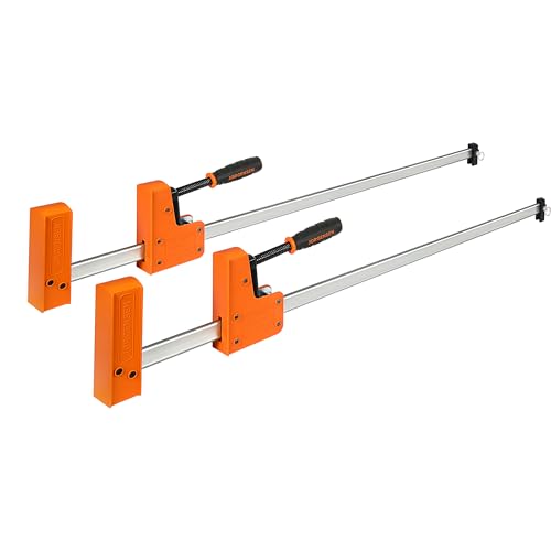 Jorgensen 36-inch Bar Clamps Set, 2-pack Cabinet Master 90° Parallel Clamps - size: 36 Inch