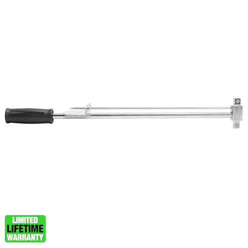 OEMTOOLS 79-140 Torque Wrench 1/2 Drive, Beam Style, 0–150 Ft/Lb Dual Scale, Inch Pound and Newton Meter, for Cars, Motorcycles, Bikes, and Marine Equipment - style: 0-150 Ft/Lbs