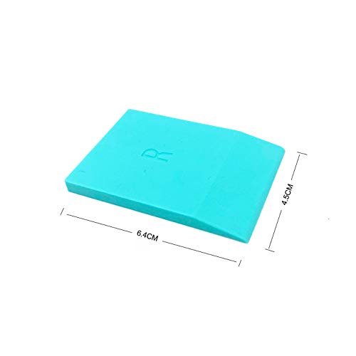 JAJADO 5 Packs Mini Squeegee, Silk Printing Squeegees for Chalk Paste, Self-Adhesive Stencil Screen Scraper Printing Tool Small Squeegee Turquoise Silicone for Transfer Chalk Paint Stencil Ink - color: 5 Pcs Mini Squeegees
