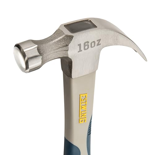 ESTWING 16 oz Sure Strike Hammer, 16 oz Carbon Fiber Handle Hammer, SSCF16C - size: 16 oz, style: Curved Claw