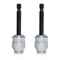 2PCS Wire Stripper Connecting Rod for Drill,Wire Stripper Adapters,Thread Diameter 0.6 Inches