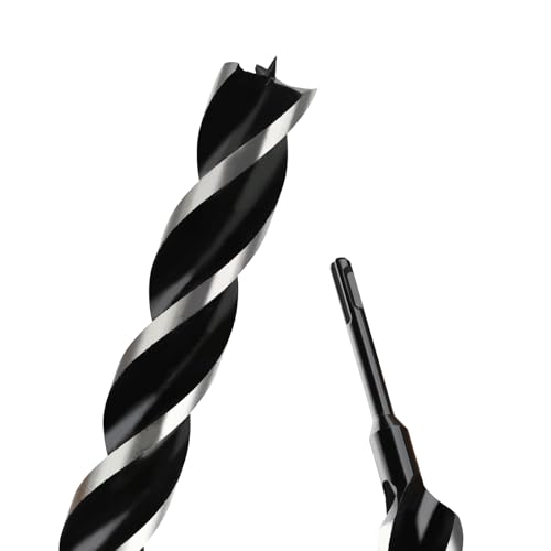 1-1/2" x 18" Auger Drill Bit with SDS Plus Shank for Wood - size: 1-1/2"x18"