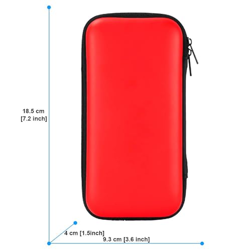 iMangoo Travel Essential Electronics Organizer Charger Case Carrying Pouch - color: Red, size: Small