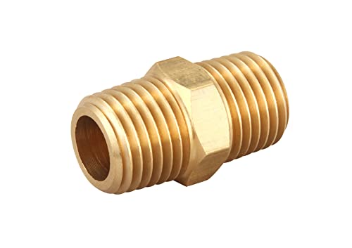 1/4 Inch NPT x 1/4 Inch NPT Male - size: 1/4" x 1/4" NPT Male, style: 4 Piece