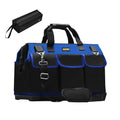FASTECH 22 Inch Bottom Tools Bag With Wide Mouth For Tool Storage, Carrier and Organizer, Heavy Duty Tool Tote Bag For Men/Women, Wide Mouth Tool Bag With Inside Pockets (22 Inch) - size: 22INCH