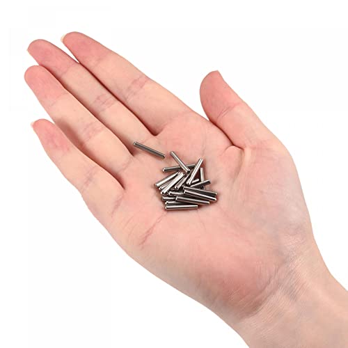uxcell 2.8x16mm Dowel Pins, 50pcs 304 Stainless Steel Round Head Flat Chamfered End Dowel Pin Bunk Bed Pins Shelf Pegs Support Shelves Fasten Elements - size: 2.8x16mm