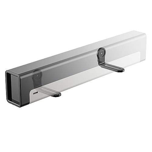 WALI Center Channel Speaker Wall Mount, Universal Soundbar Wall Mount Bracket Hold up to 33 lbs, Arms Extend from 5.1 inch (SLK203), Black - size: 5.1 inch