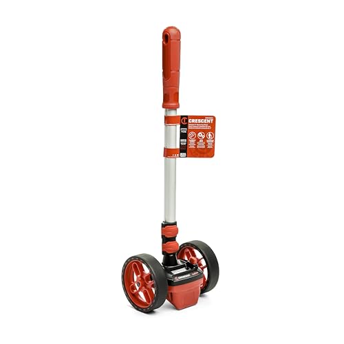 Lufkin 4" SAE Dual Wheel Measuring Wheel | CMW4DUAL - size: 4-inch Dual Line